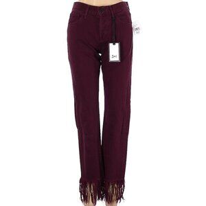 ♡♡ 3x1 NYC Mamba Straight Fringe Crop Denim Jeans